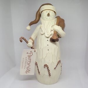 Flurryville Collection Chilly Claus Snowman By Livingquarters 7.5" NO BOX